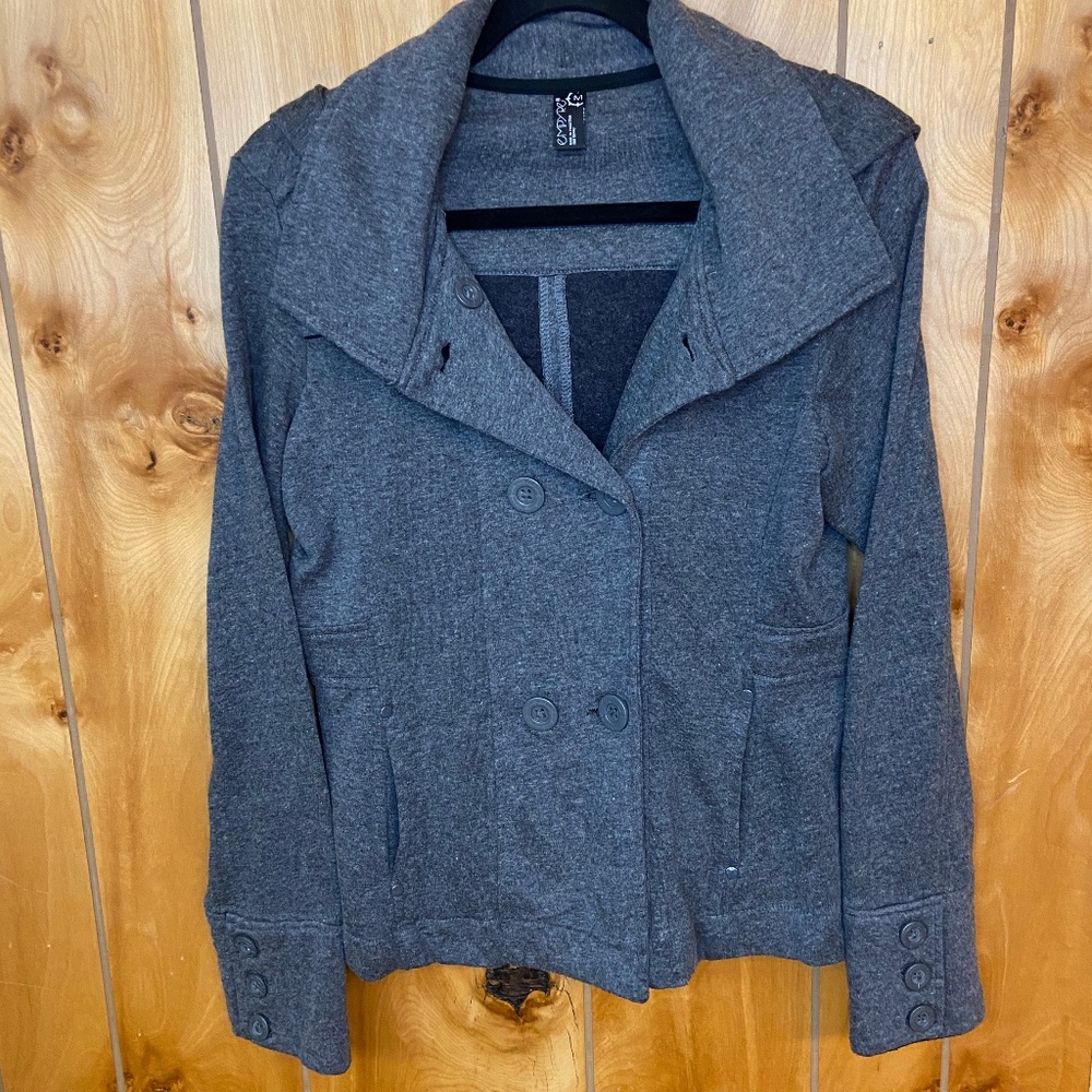 Womens Empyre Jacket Grey w/ Hood Medium